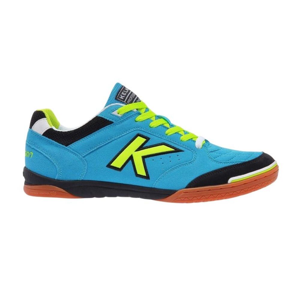 Kelme Unisex Adult Precision Low Cut Soccer Ball Sneakers / Turquoise/Lime